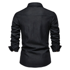 Chemise en Denim de Coton pour Homme, vue 2