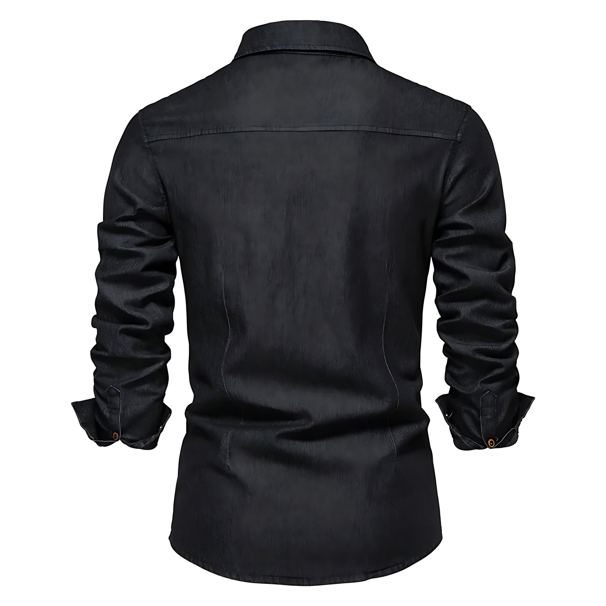 Chemise en Denim de Coton pour Homme, vue 2