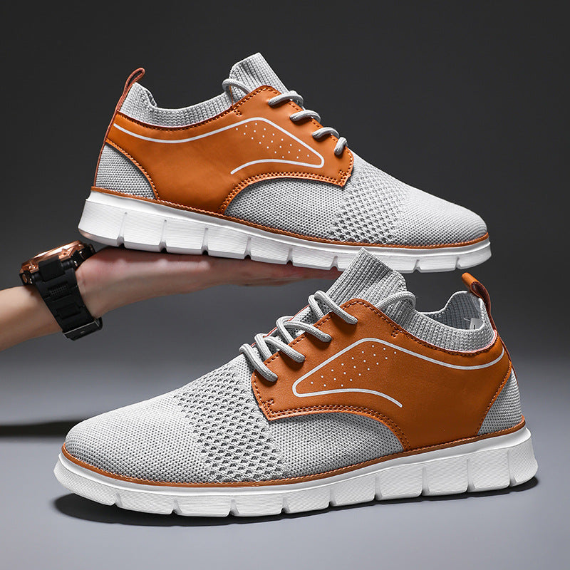 Baskets homme lacets, coloris Gris