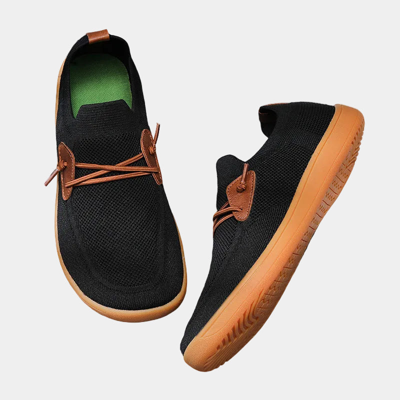 Baskets homme à enfiler, coloris Noir