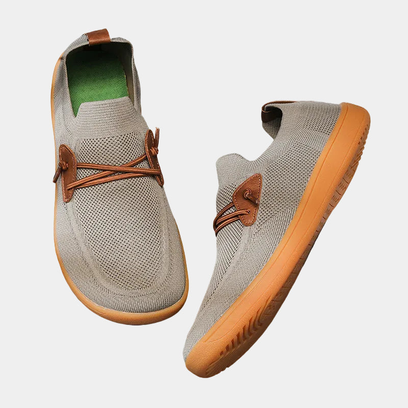 Baskets homme à enfiler, coloris Marron