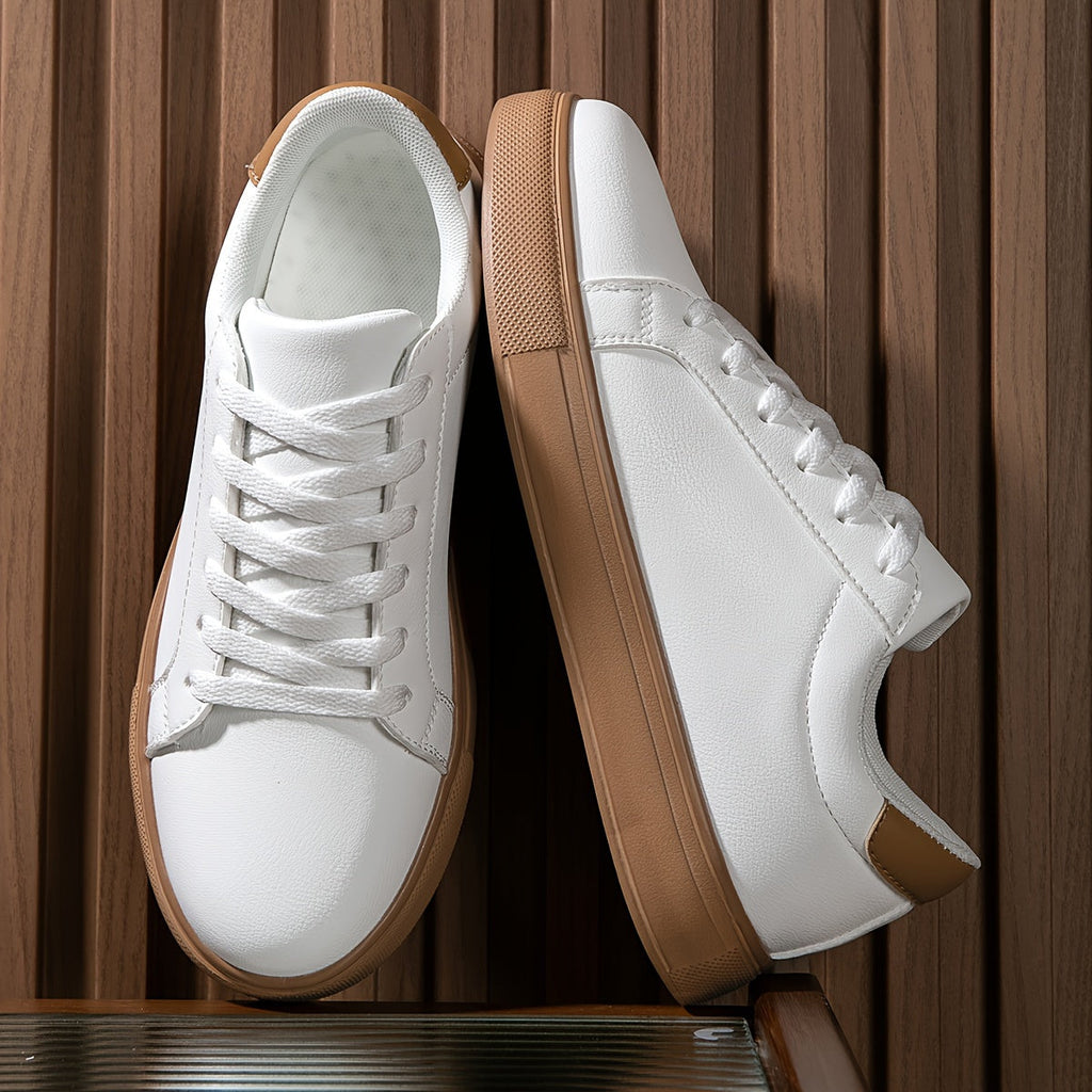 Baskets homme à lacets blanches, vue 4