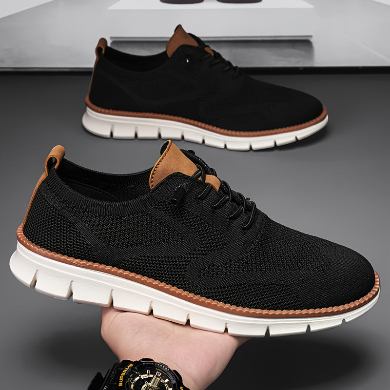 Baskets homme à lacets en maille, vue 6