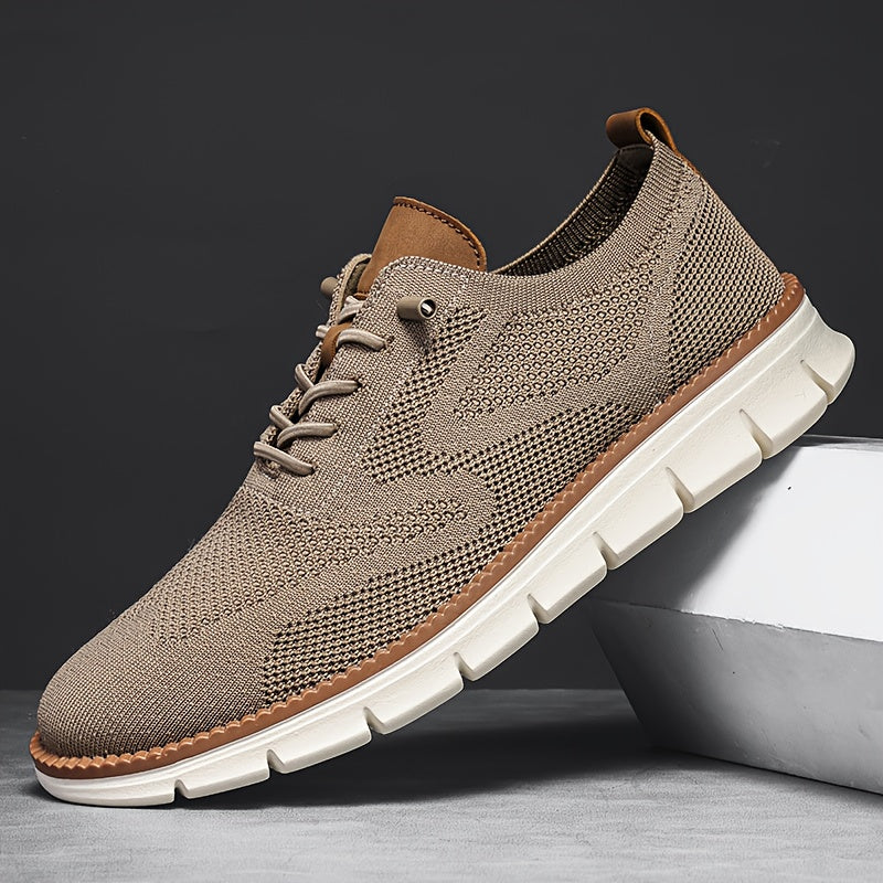 Baskets homme à lacets en maille, vue 8