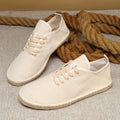 Chaussures homme à lacets tissées, coloris Kaki