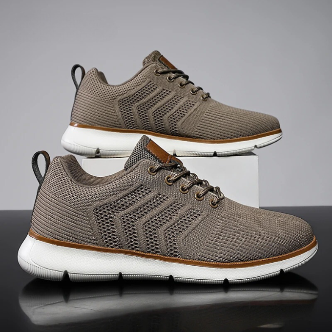 Baskets homme maille ajourée, vue 3