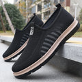 Baskets homme sans lacets semelle épaisse, coloris Noir