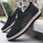 Baskets homme sans lacets semelle épaisse, coloris Noir