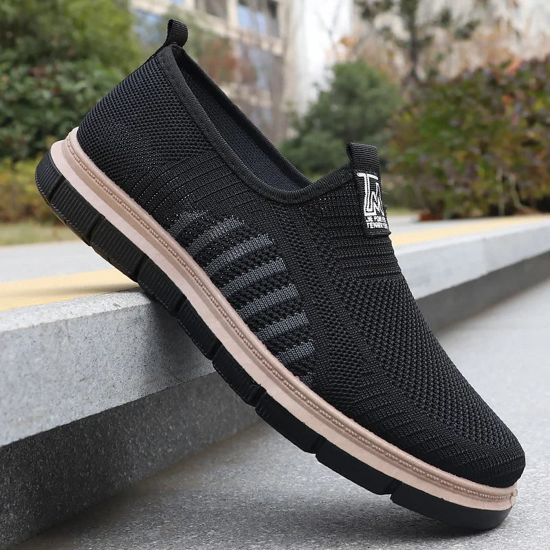 Baskets homme sans lacets semelle épaisse, vue 4