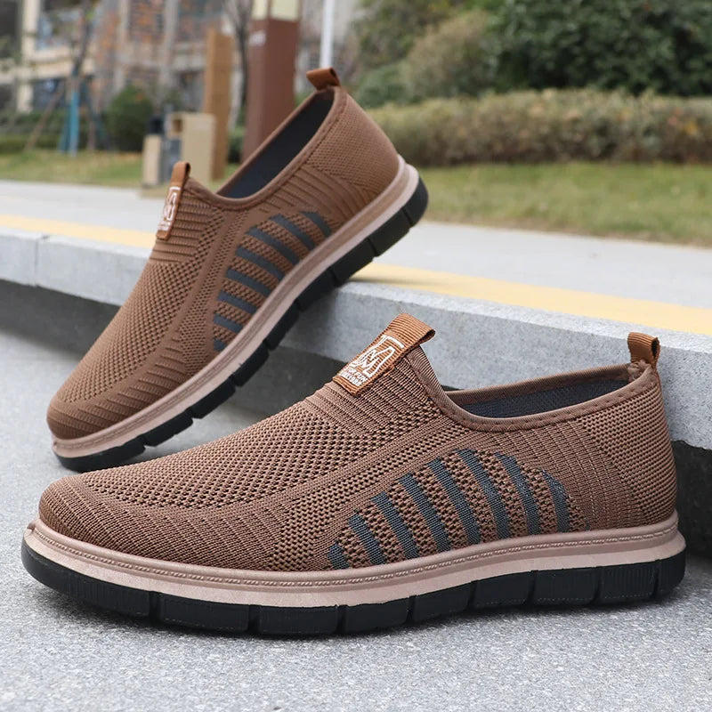 Baskets homme sans lacets semelle épaisse, vue 5