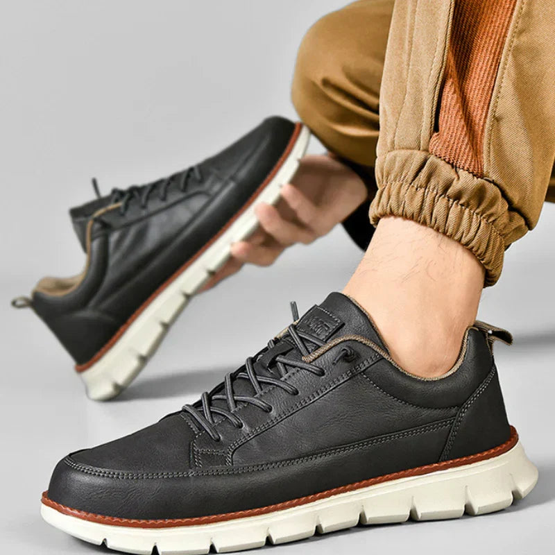 Baskets homme semelle crantée, vue 8