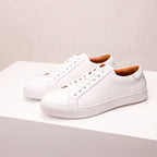 Baskets à lacets pour homme, coloris Blanc