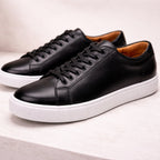 Baskets à lacets pour homme, coloris Noir