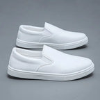 Baskets sans lacets pour homme, coloris Blanc