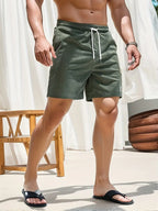 Short de bain homme à cordon, vue principale