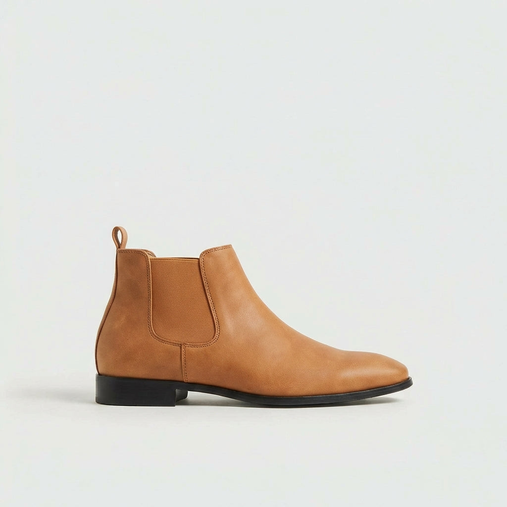 Bottines Chelsea homme classiques, coloris Marron clair