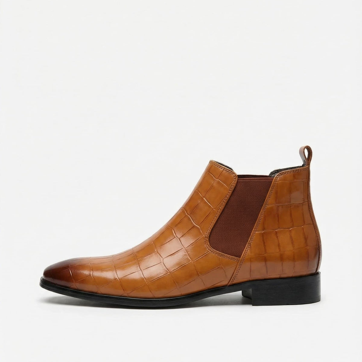 Bottines Chelsea homme texturées, vue 4