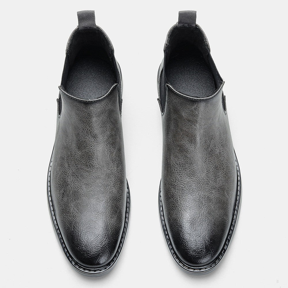 Bottines homme à empiècements élastiques, vue 8