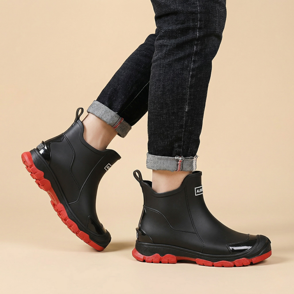 Bottines homme semelle crantée, vue 6