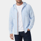 Chemise homme zippée à capuche, vue 4
