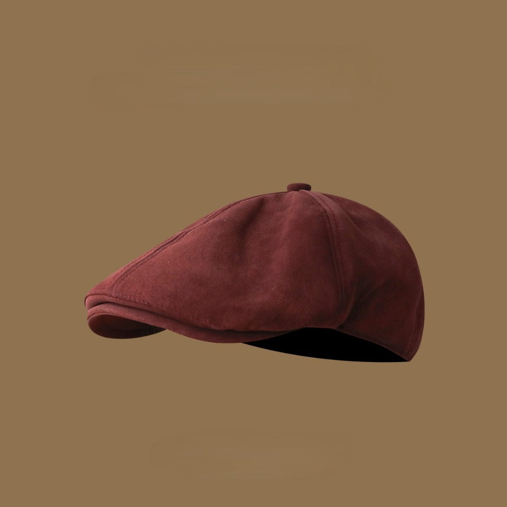 Casquette gavroche homme, coloris Bordeaux