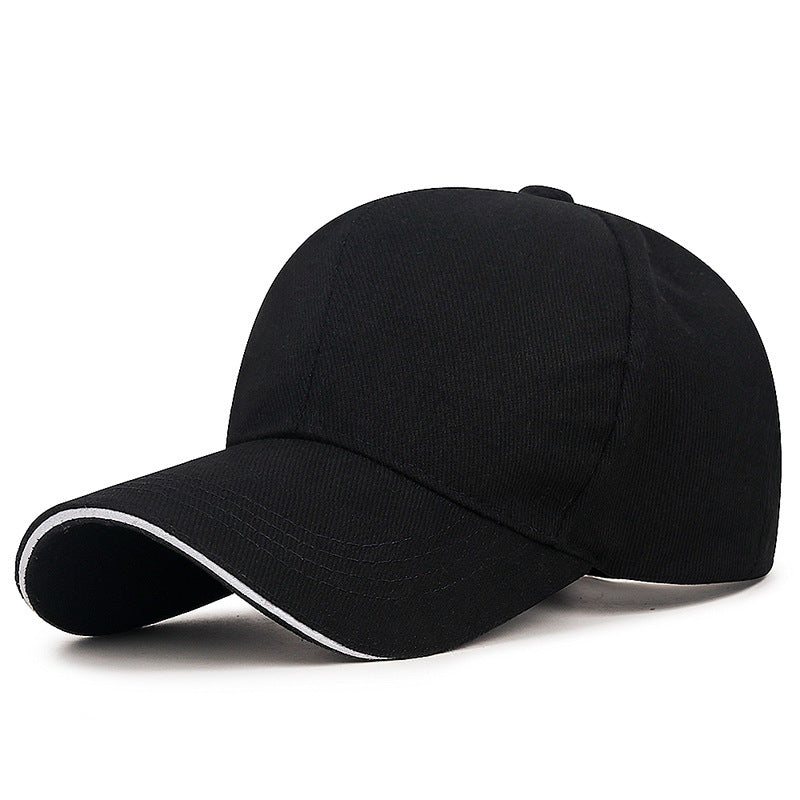 Casquette homme à visière courbée, coloris Noir