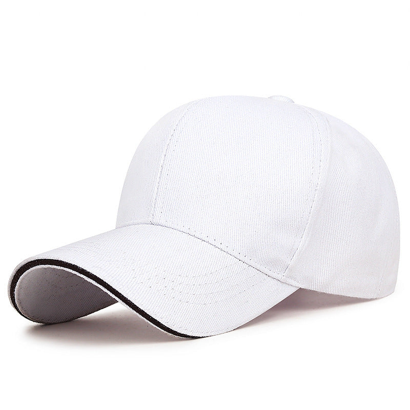 Casquette homme à visière courbée, coloris Blanc