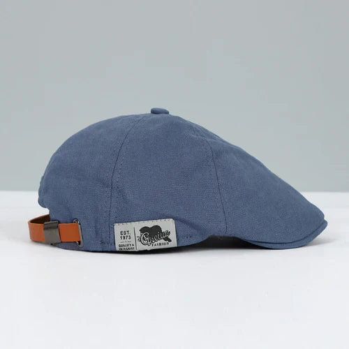 Casquette Plate Ajustable pour Hommes, coloris Bleu