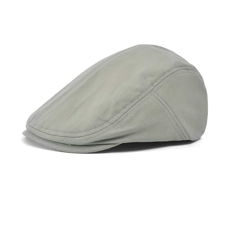 Casquette plate homme unie, coloris Vert clair