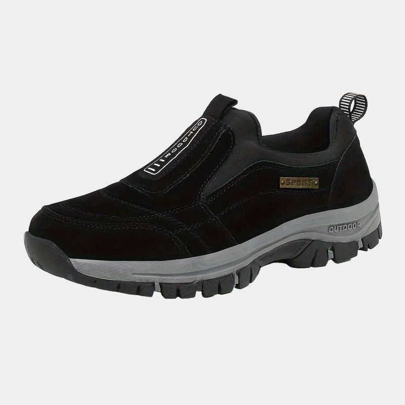 Chaussures homme à enfiler crantées, coloris Noir
