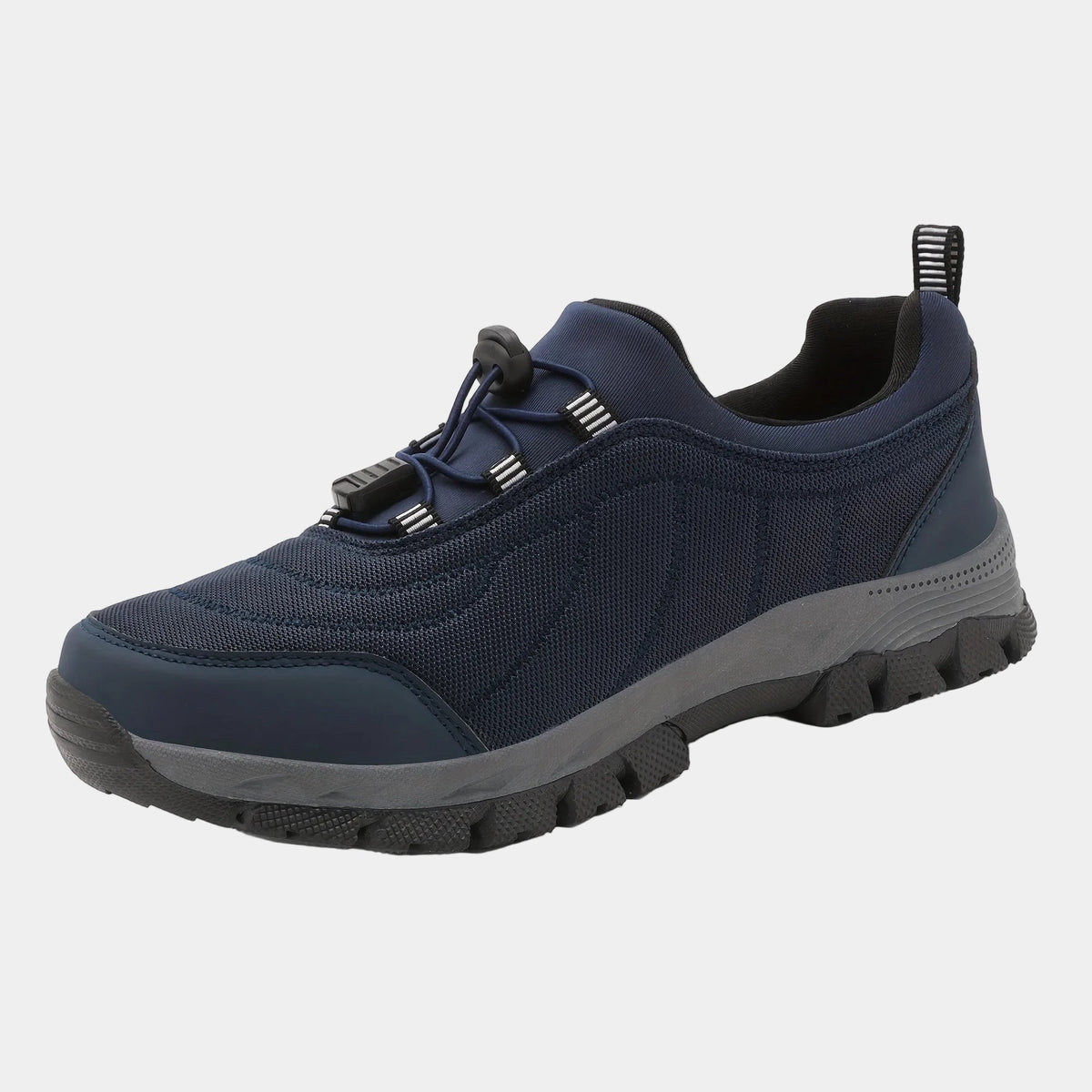 Chaussures homme à enfiler crantées, coloris Bleu marine