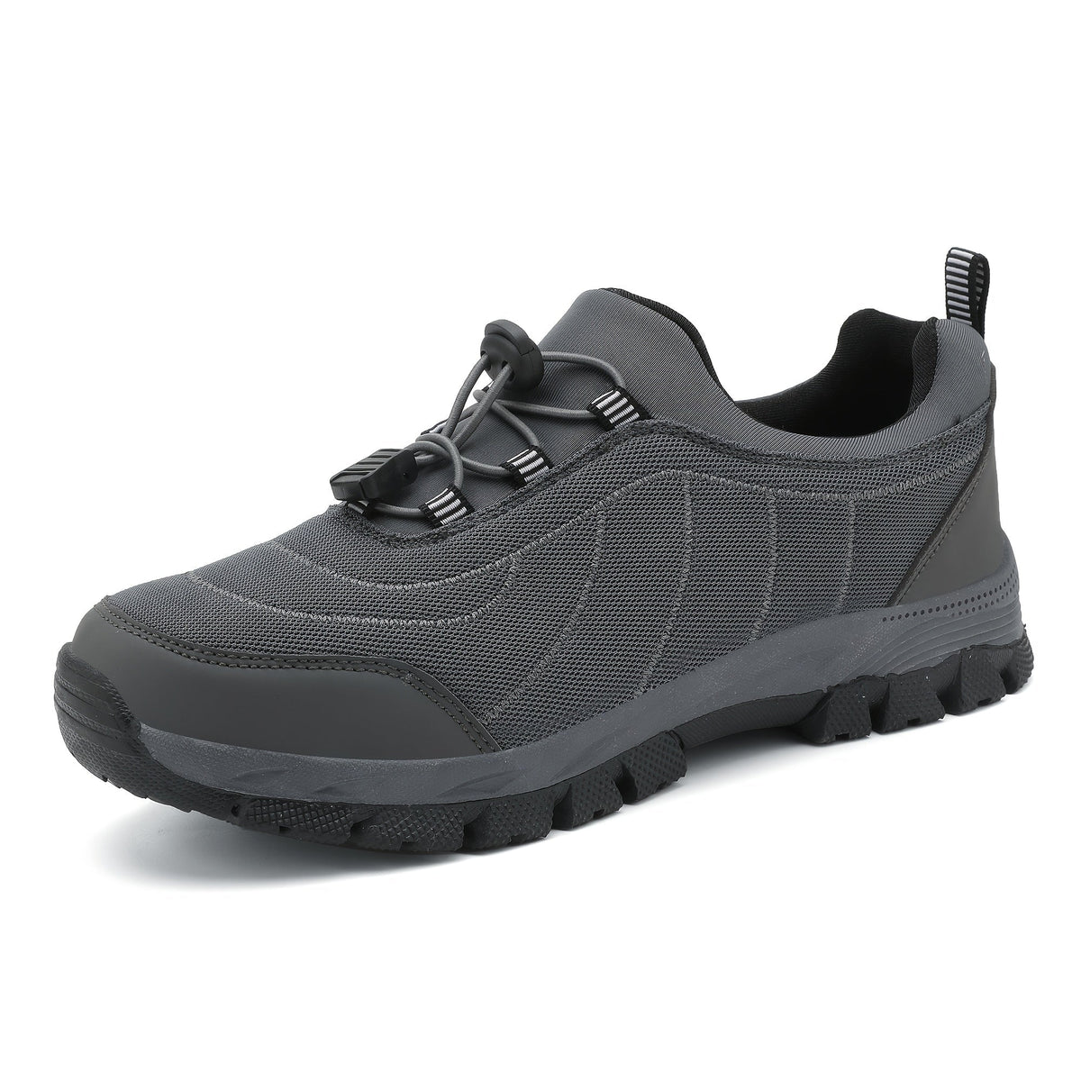 Chaussures homme à enfiler crantées, coloris Gris