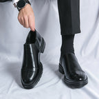 Chaussures homme à enfiler perforées, vue 3