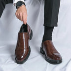 Chaussures homme à enfiler perforées, vue 7