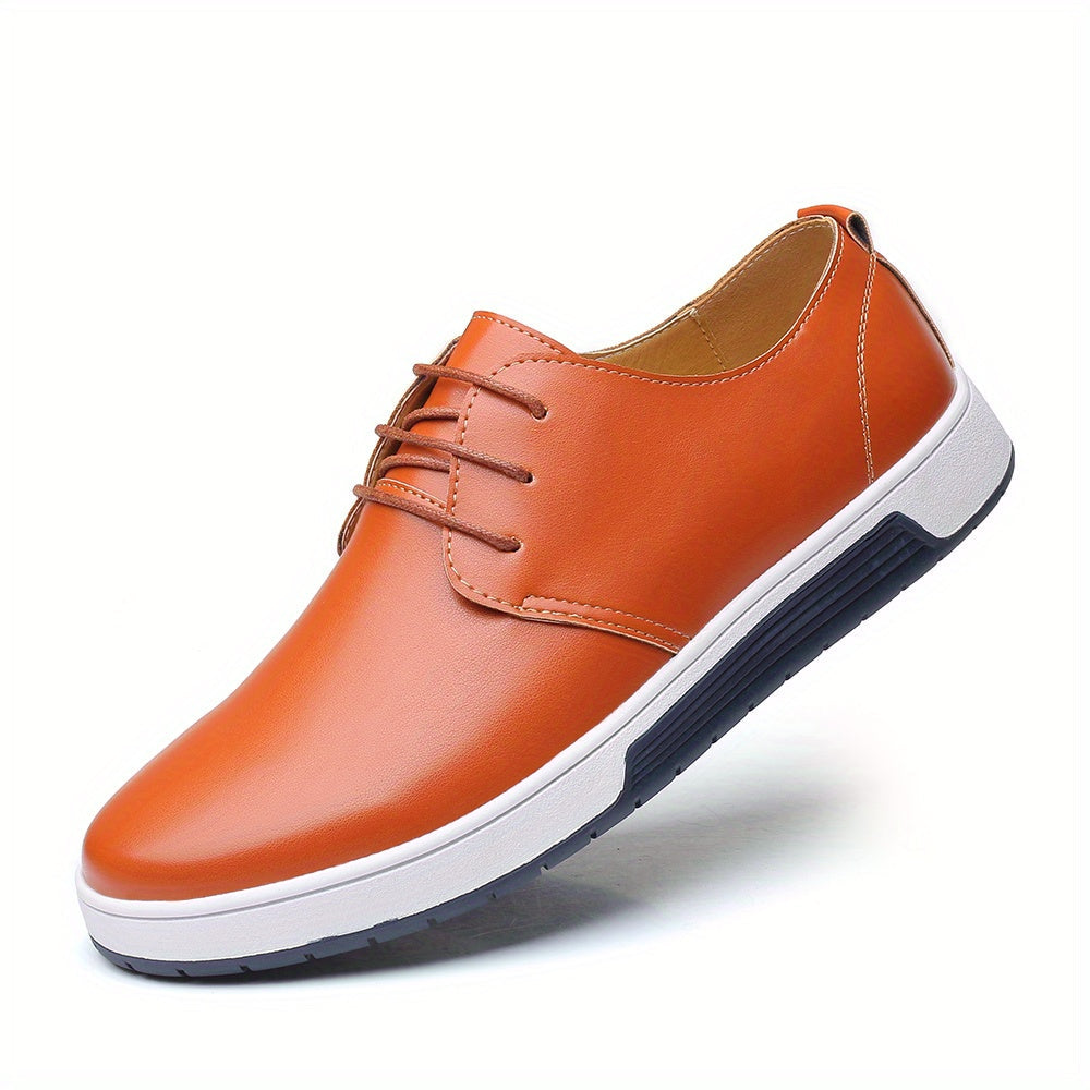 Chaussures homme à lacets perforées, coloris Marron clair