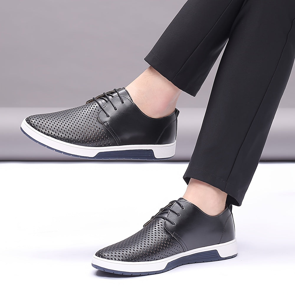 Chaussures homme à lacets perforées, vue 8