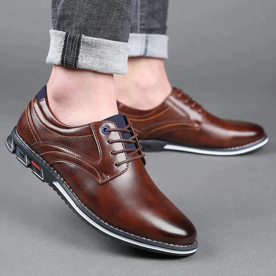 Chaussures homme à lacets semelle épaisse, vue 2