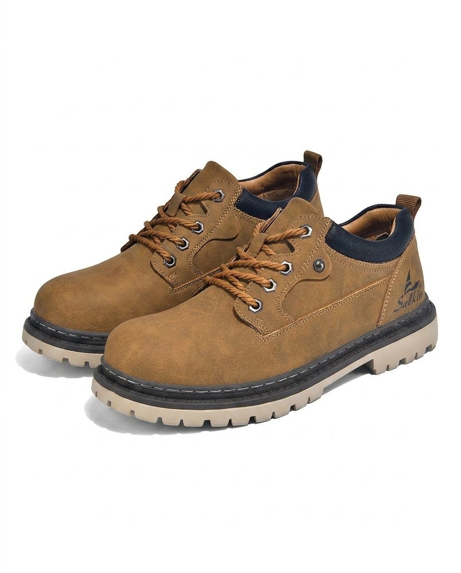 Chaussures homme semelle crantée, coloris Marron
