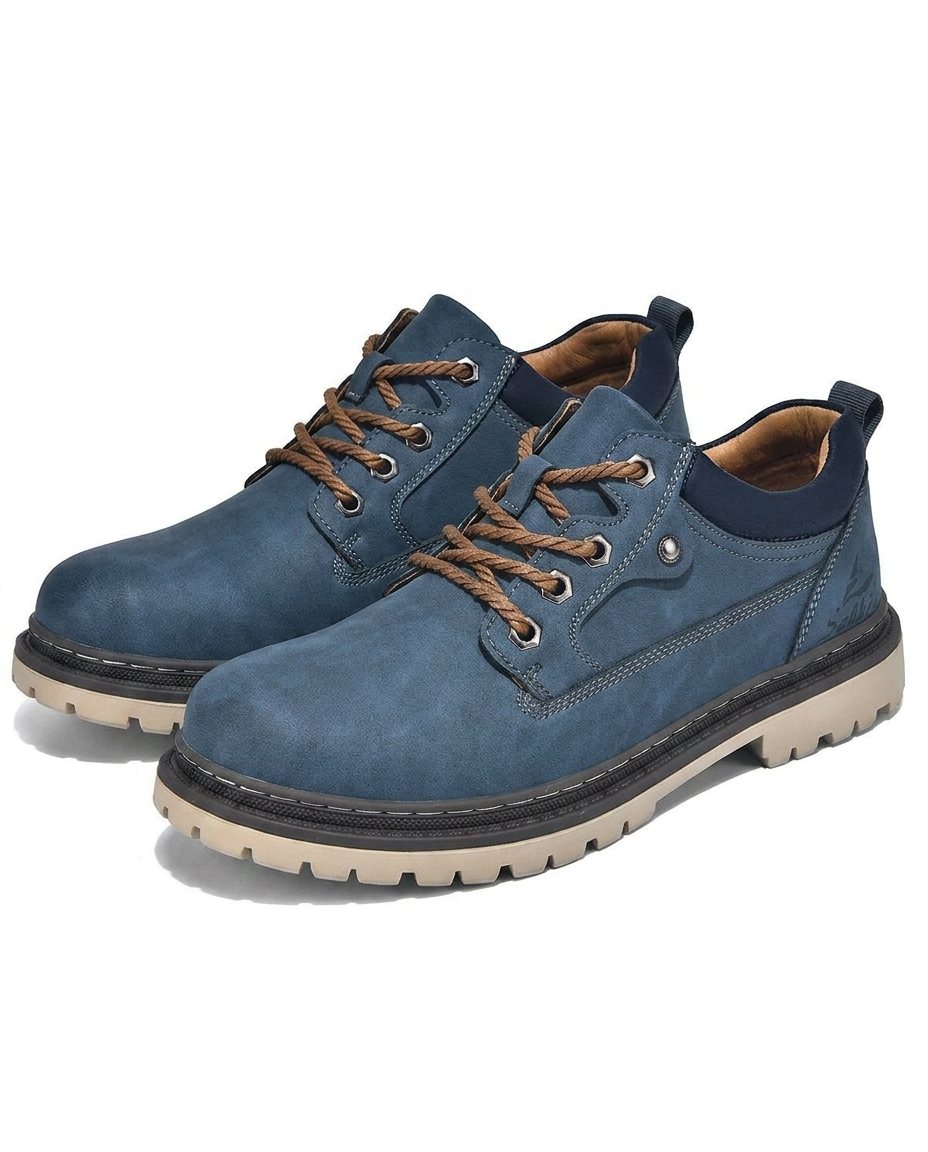 Chaussures homme semelle crantée, coloris Bleu