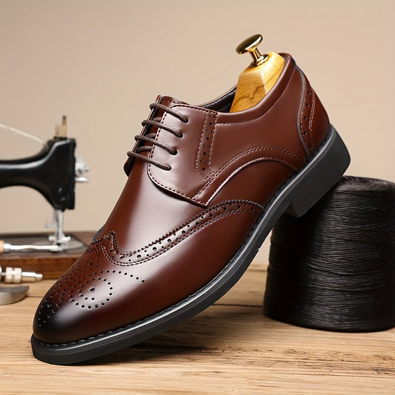 Chaussures richelieu homme perforées, vue 4