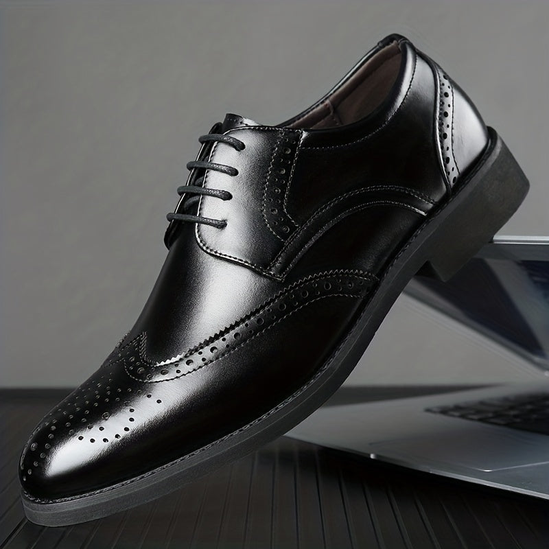 Chaussures richelieu homme perforées, vue 6