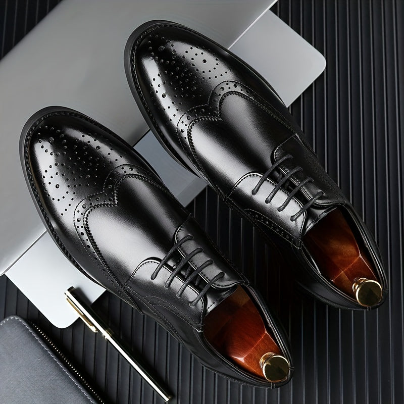 Chaussures richelieu homme perforées, vue 5