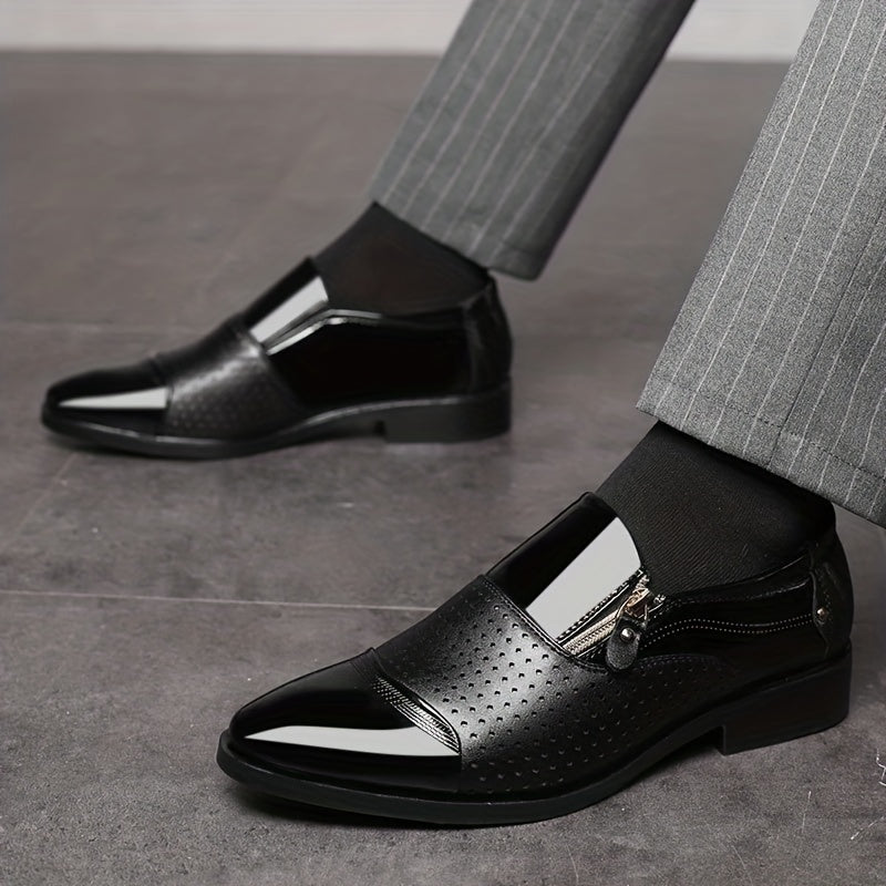 Chaussures ville homme zippées, vue principale