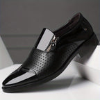 Chaussures ville homme zippées, coloris Noir pur
