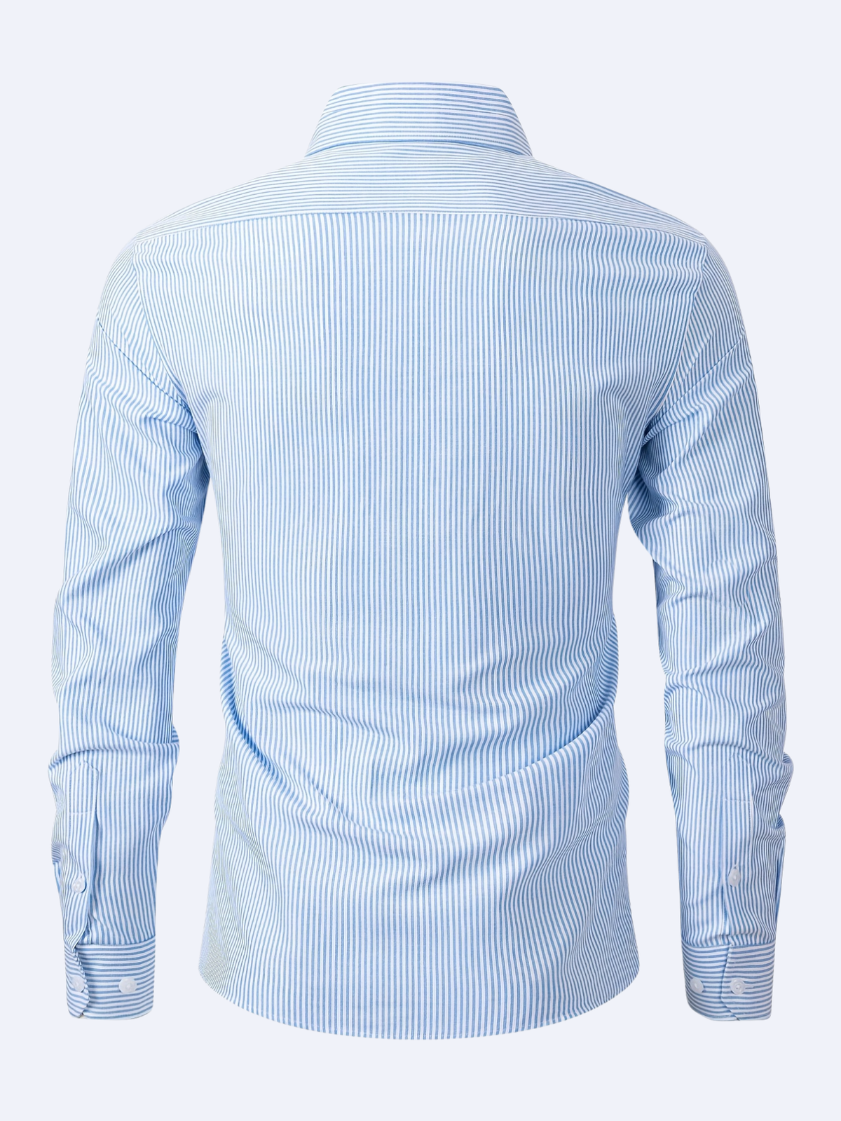 Chemise homme à rayures verticales, vue 4