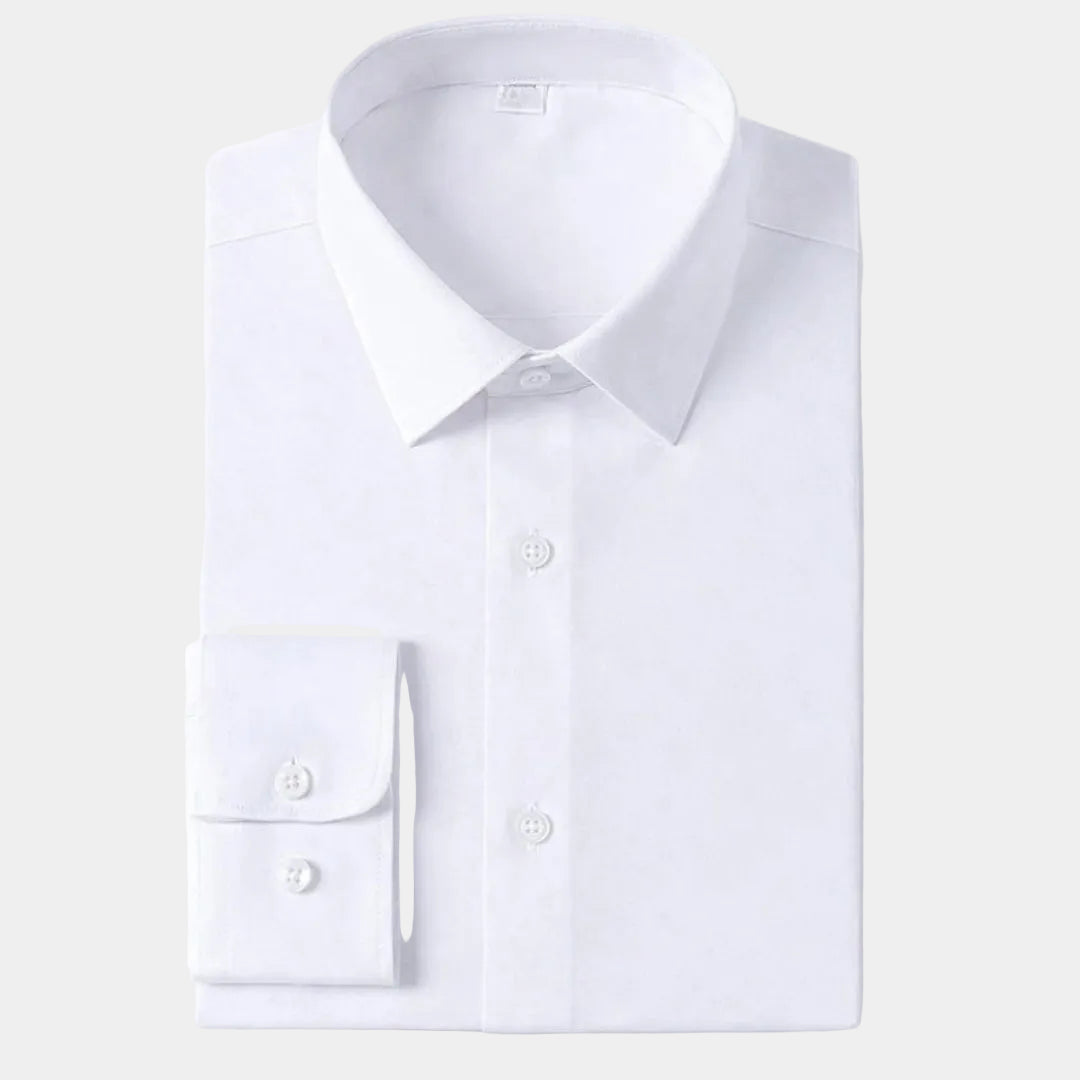 Chemise homme col classique, coloris Blanc
