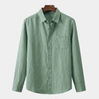 Chemise homme boutonnée, coloris Vert