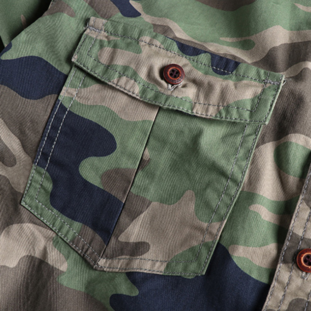 Chemise homme camouflage, vue 5