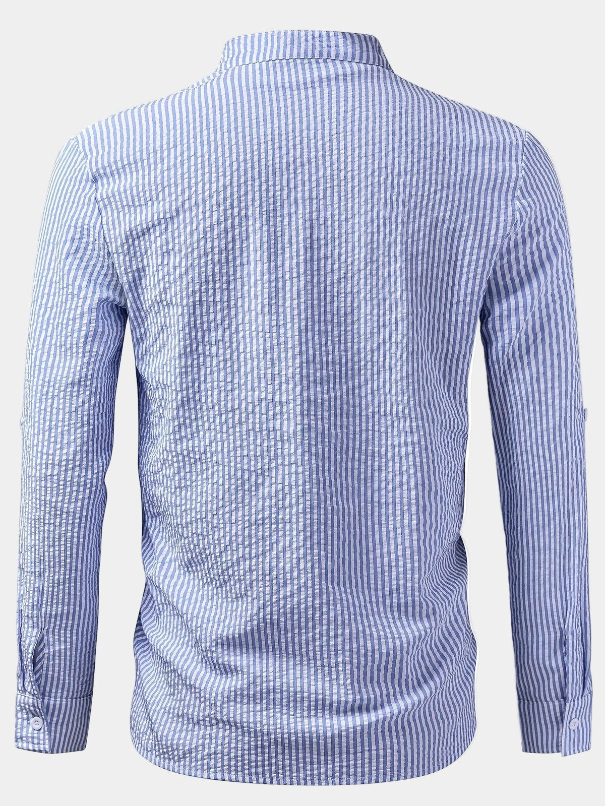Chemise homme col droit rayée, vue 6