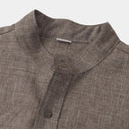 Chemise homme col mao manches courtes, vue 7